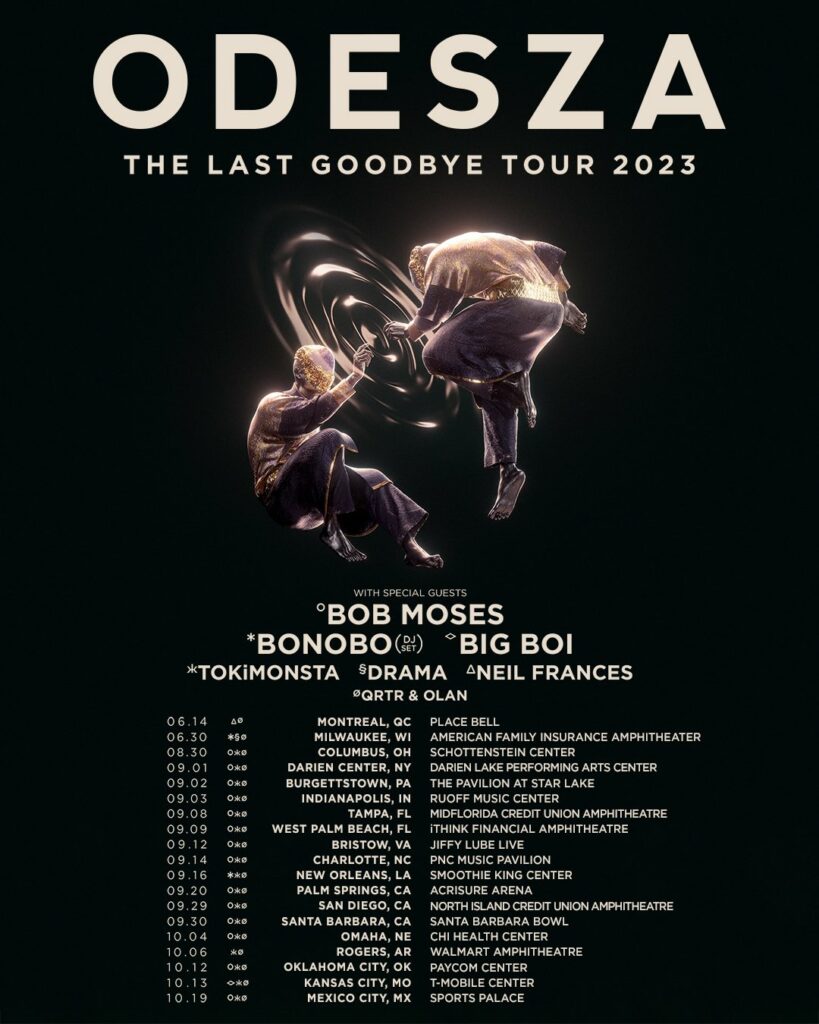 ODESZA Announces 2023 Dates For The Last Goodbye Tour EDM Identity