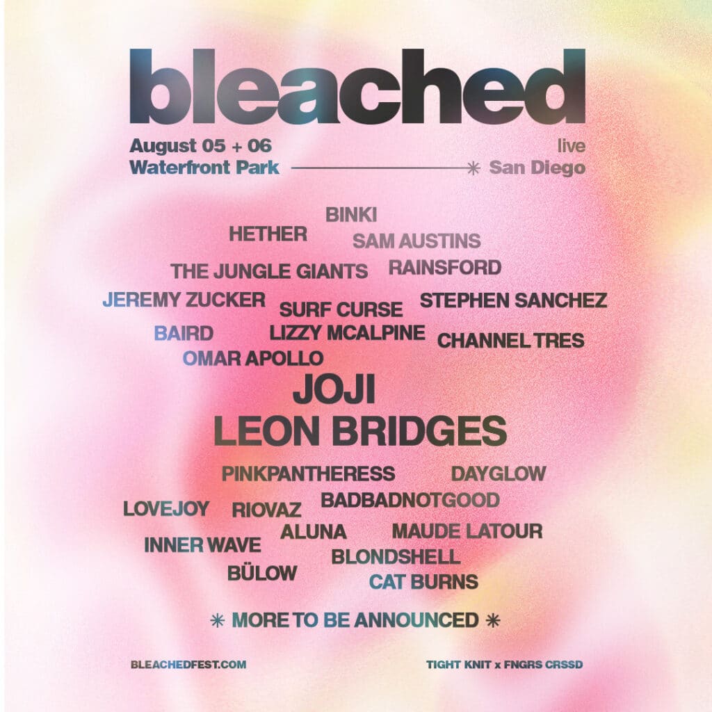 Bleached Festival 2023 - Lineup