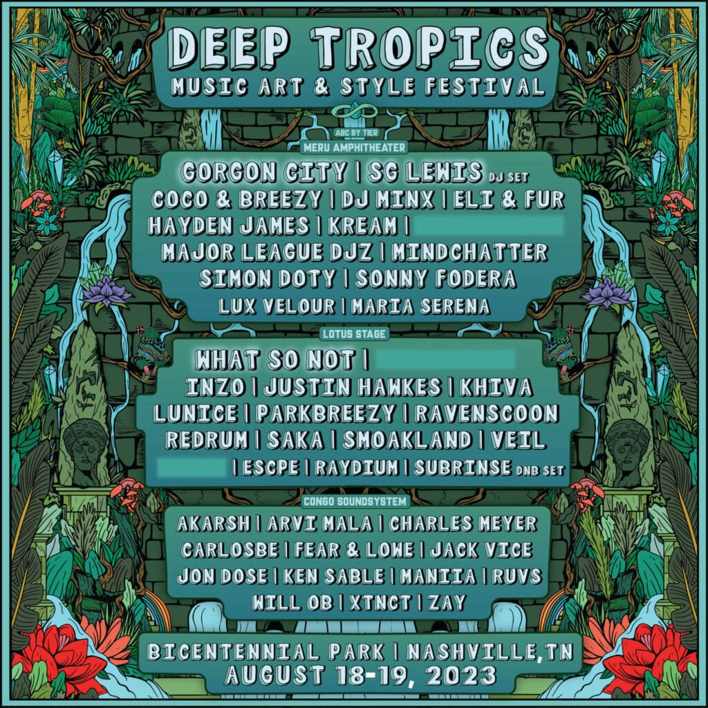 Deep Tropics 2023 - Lineup