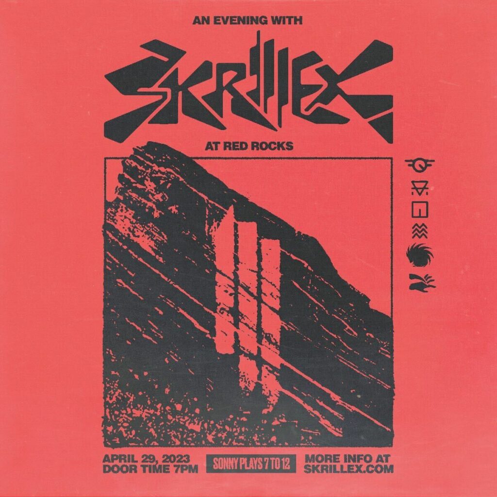 Skrillex Red Rocks 2023