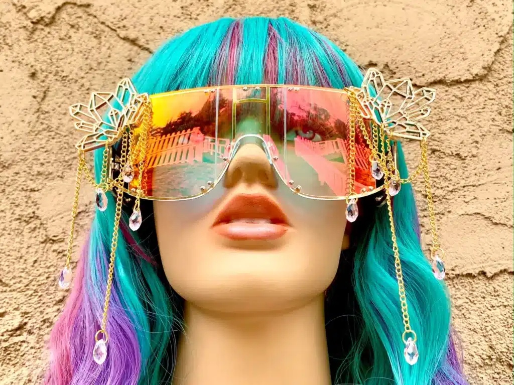 Rave Fashion Goddess - Crystal Sunglasses
