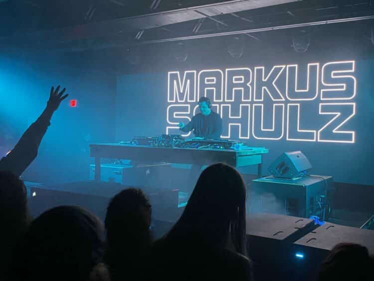 Markus Schulz playing an intimate club set in Tempe, Arizona.