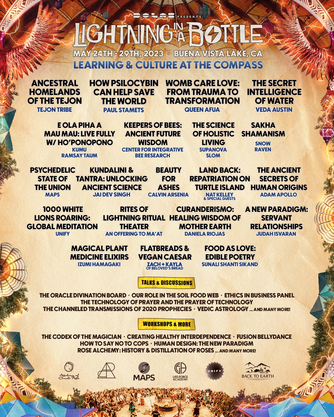 Lightning in a Bottle Reveals Learning & Culture Lineup at The Compass