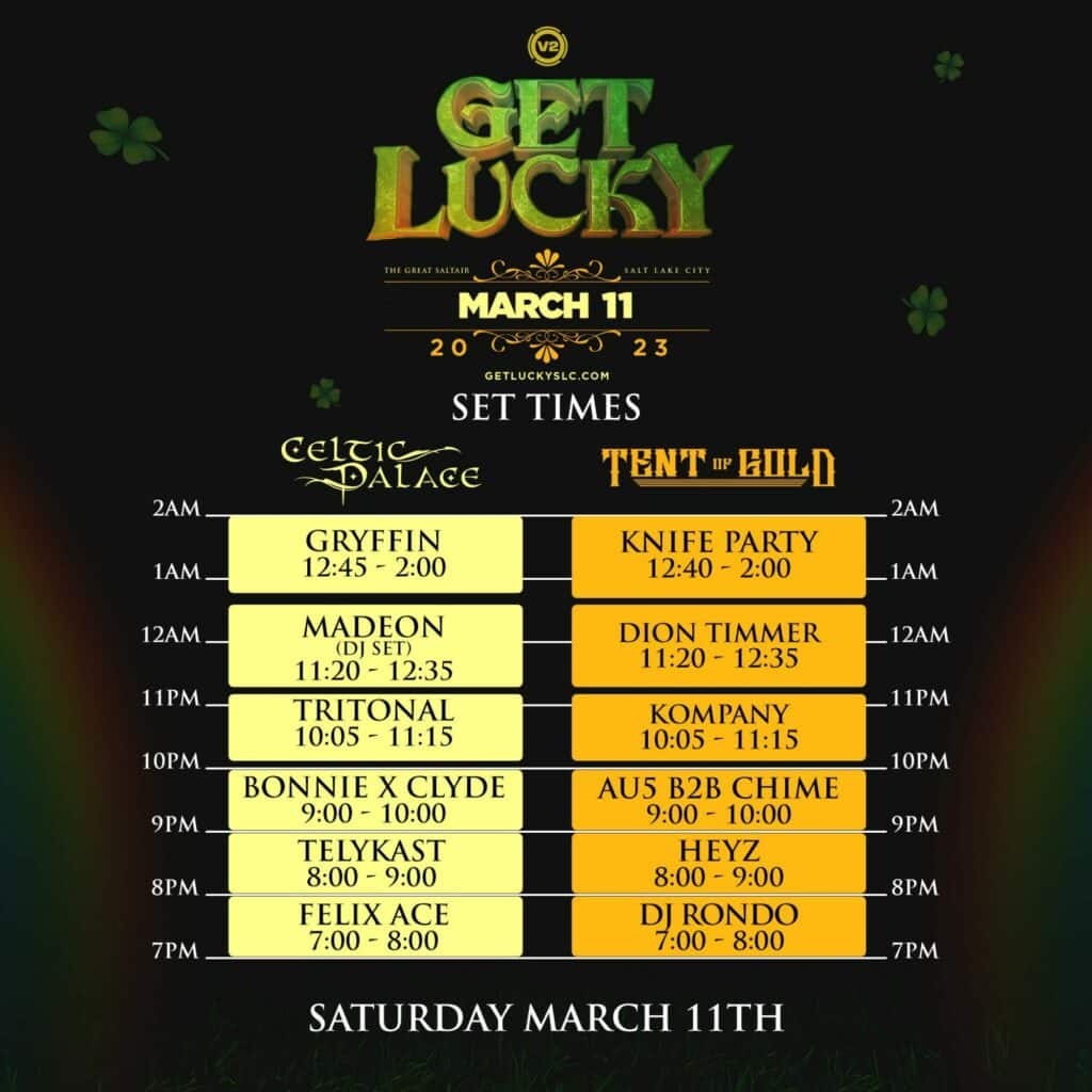 Get Lucky 2023 Set Times - Saturday