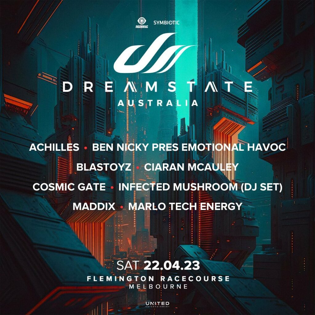 Dreamstate Australia 2023 - Lineup