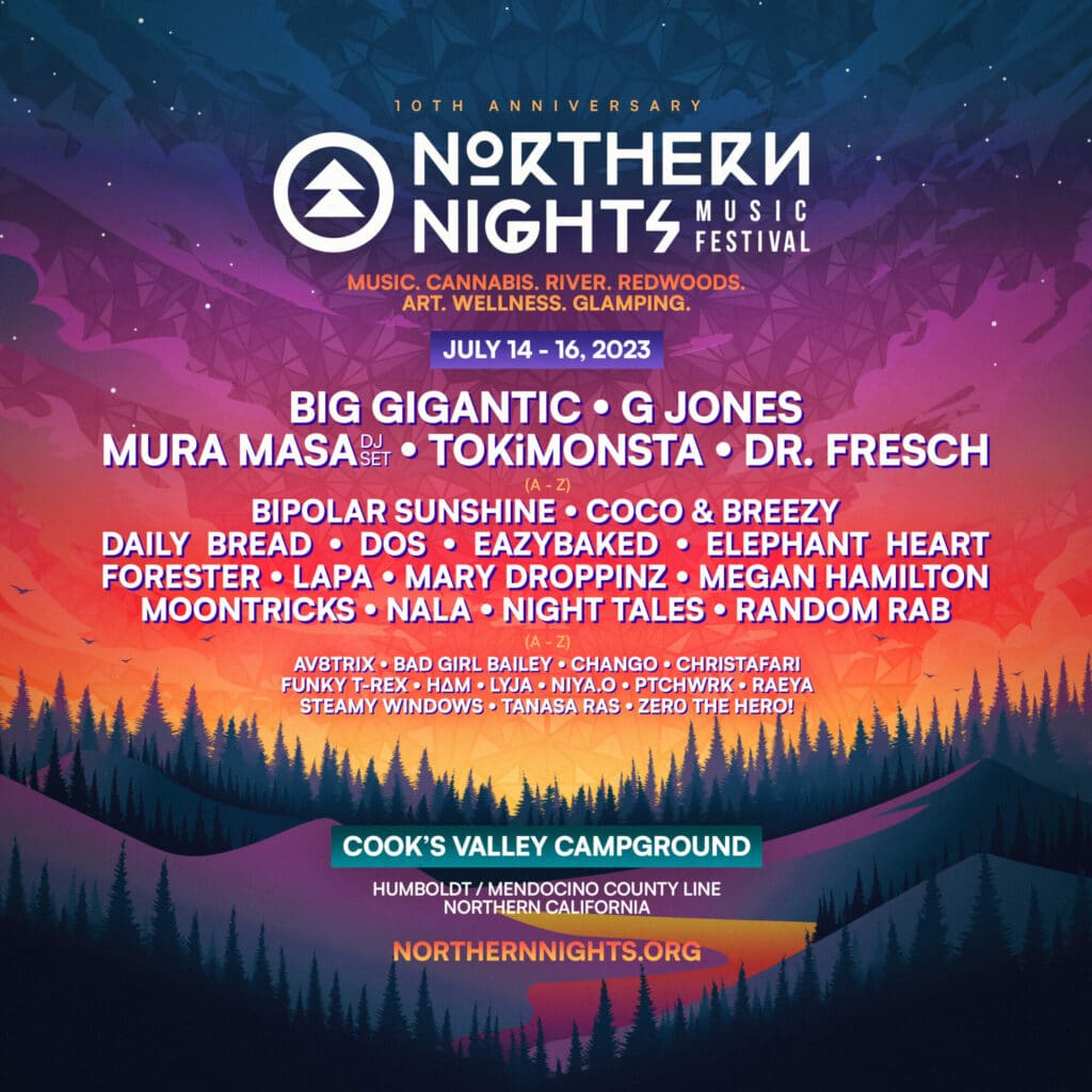 Northern Nights Music Festival 2023 - Phase One Lineup