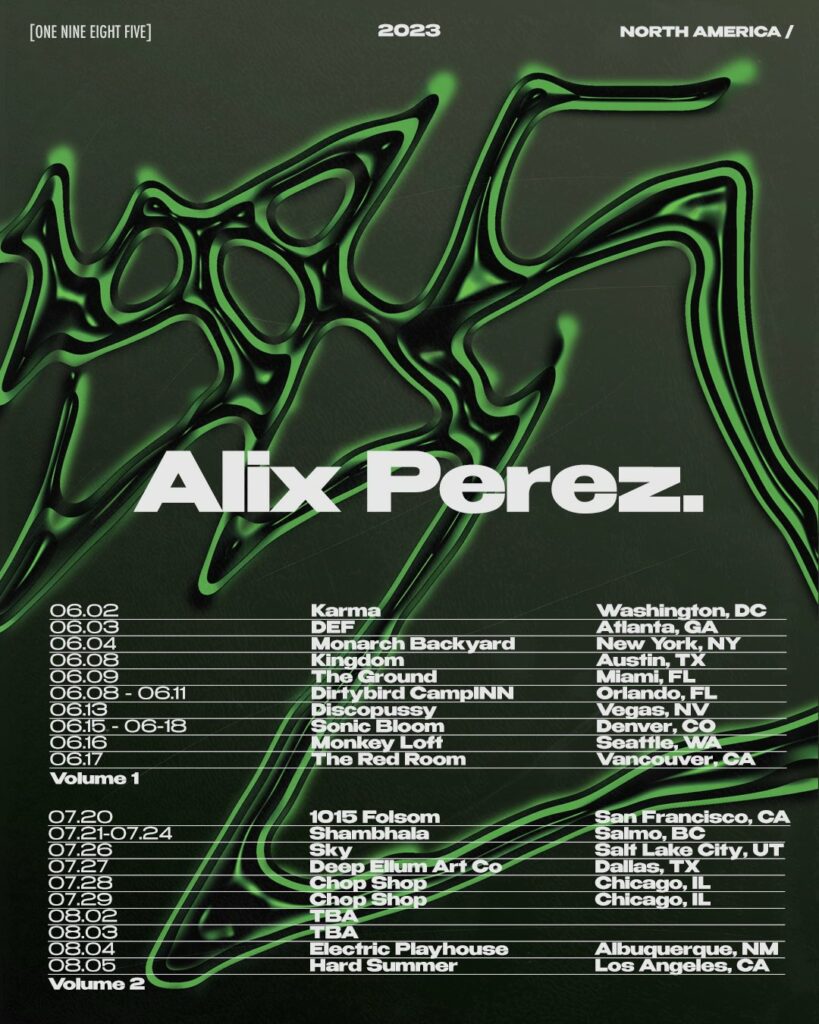 Alix Perez 2023 North American Tour