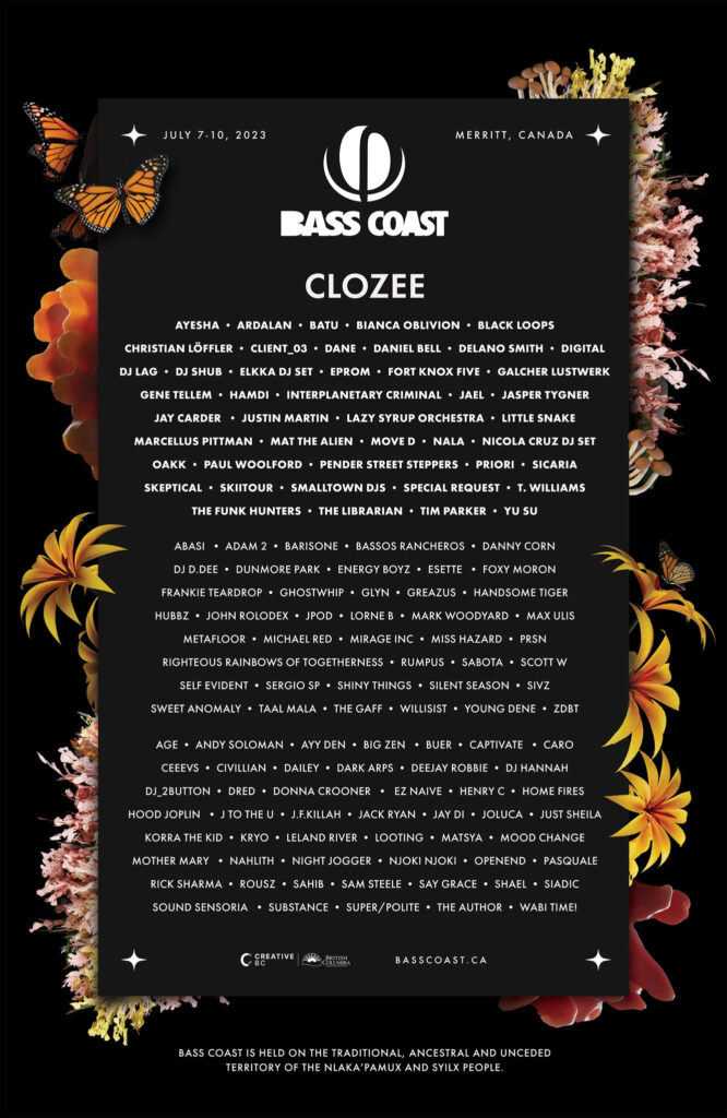 Bass Coast Announces Full 2023 Lineup EDM Identity