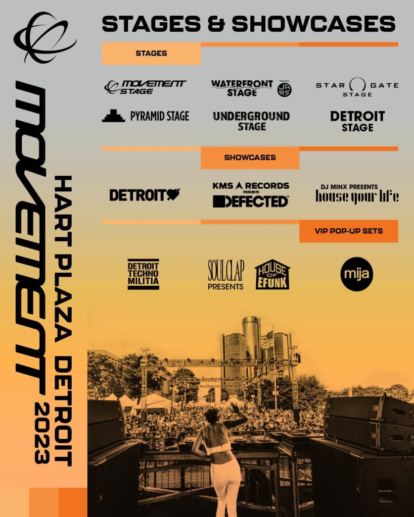 Movement Detroit 2023 - Stages & Showcases
