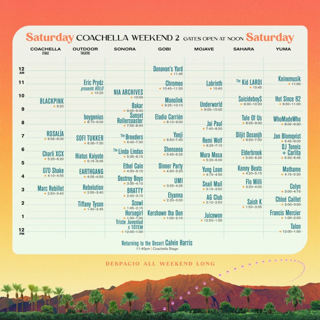 Coachella 2023 Set Times, Festival Map, and Essential Info EDM Identity