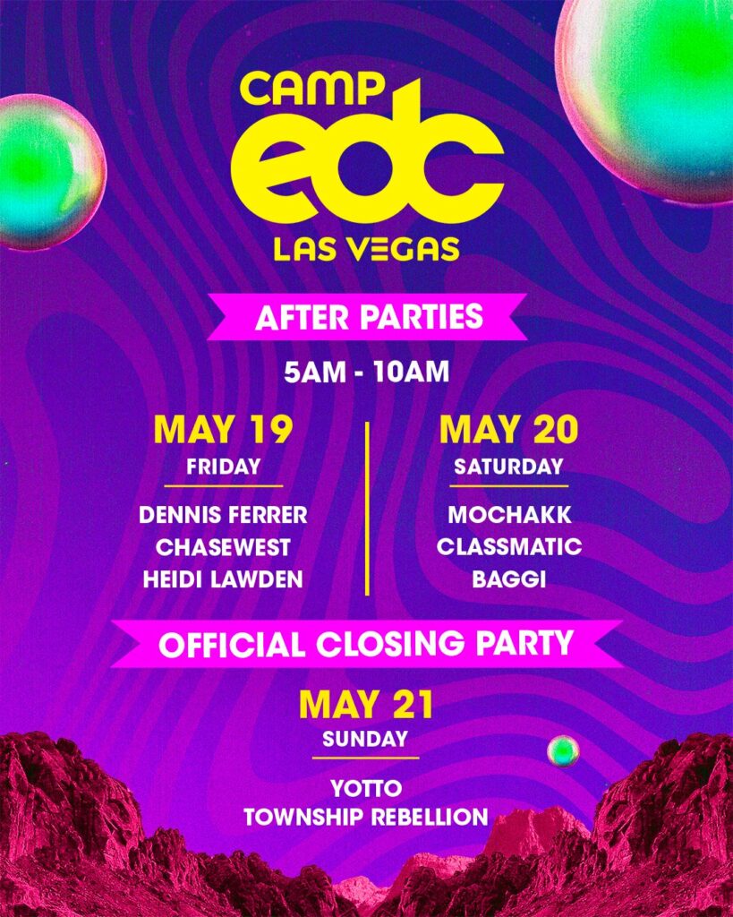 Camp EDC 2023 After Parties