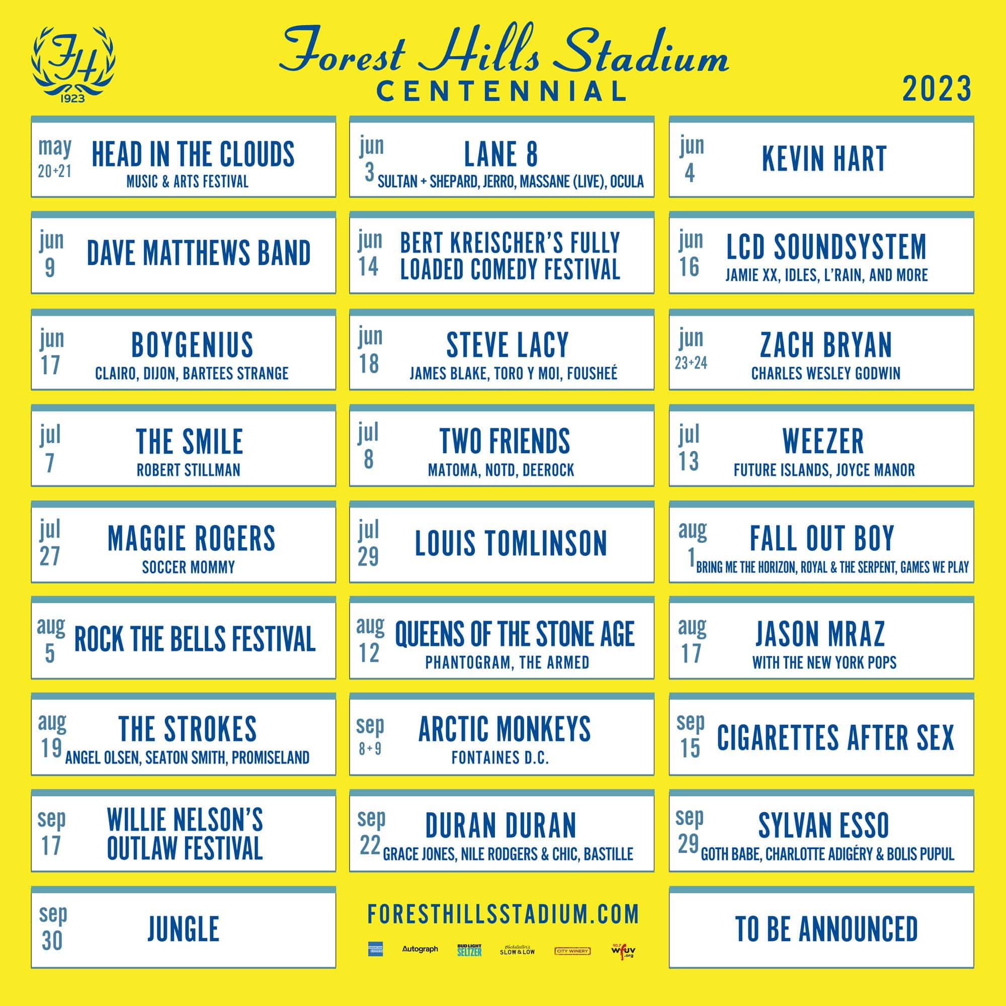 Forest Hills Stadium Unveils Eclectic Summer Lineup EDM Identity