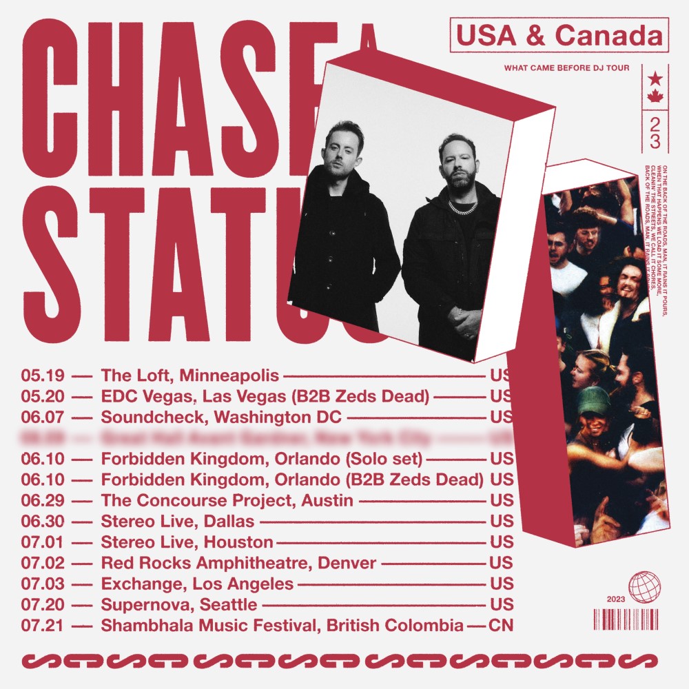 Chase and Status 2023 tour dates