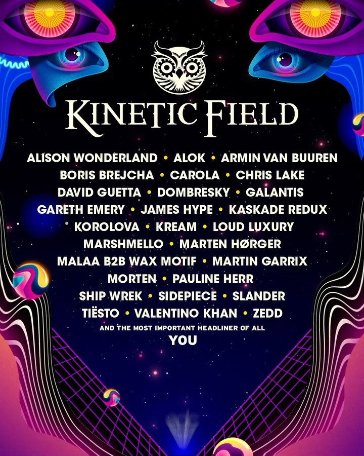 EDC Las Vegas 2023 Lineup - kineticFIELD