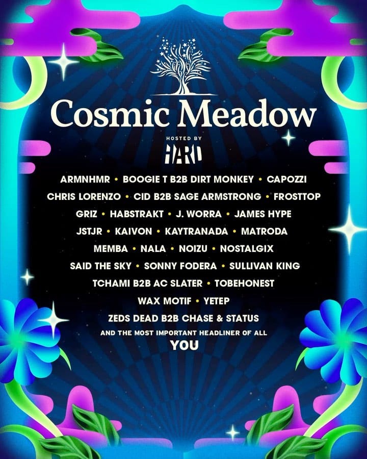 EDC Las Vegas 2023 Lineup - cosmicMEADOW