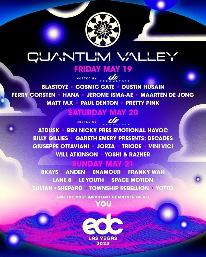 EDC Las Vegas 2023 Lineup - quantumVALLEY