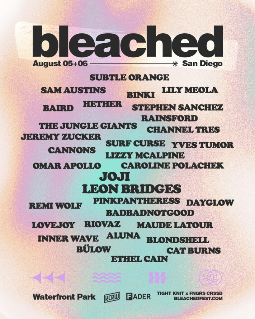 Bleached Festival 2023 Phase 2 Lineup