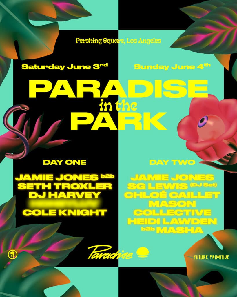 Paradise in the Park 2023 - Lineup