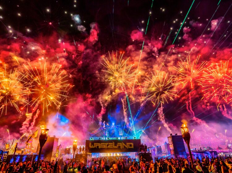 EDC Las Vegas 2022 - wasteLand Fireworks