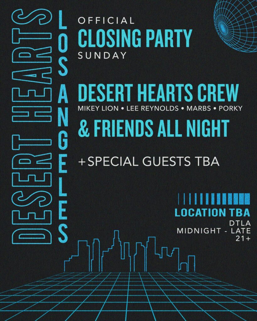 Desert Hearts Closing Party 2023