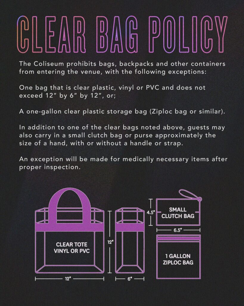 Desert Hearts LA 2023 - Clear Bag Policy