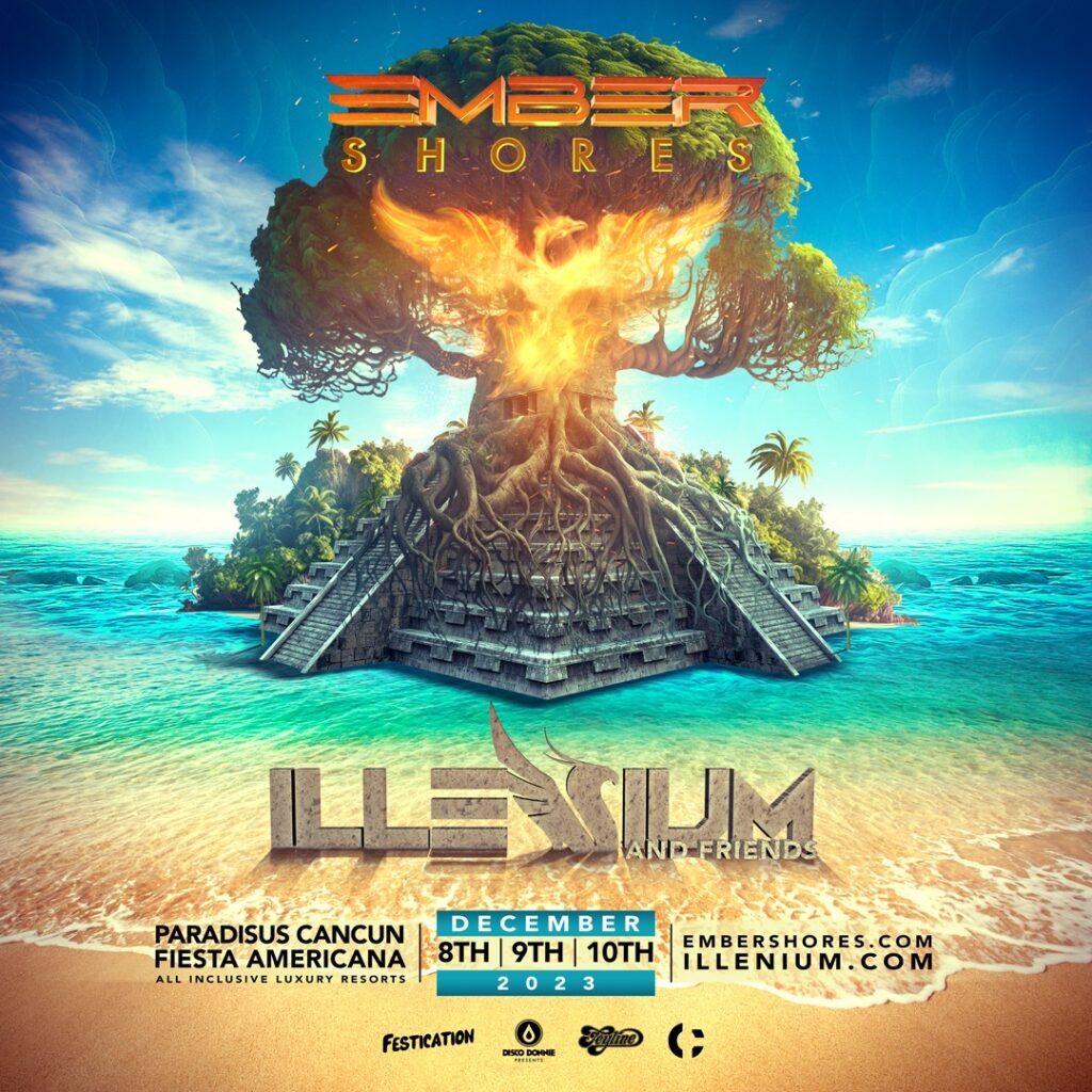 ILLENIUM Provides Dates and Details for Ember Shores 2023 EDM Identity