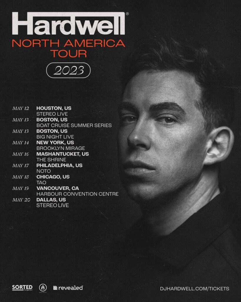 Hardwell North America Tour 2023 - Dates & Venues