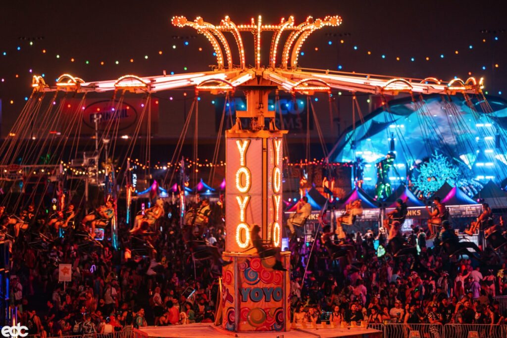 EDC Las Vegas 2023 swings