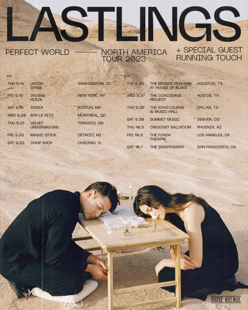 Lastlings Perfect World North America Tour 2023 - Dates & Venues