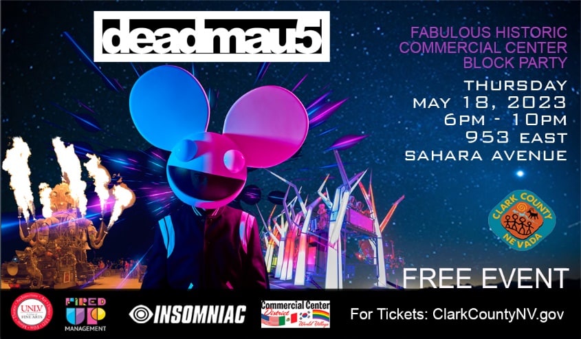 Fabulous Historic Commercial Center Block Party deadmau5