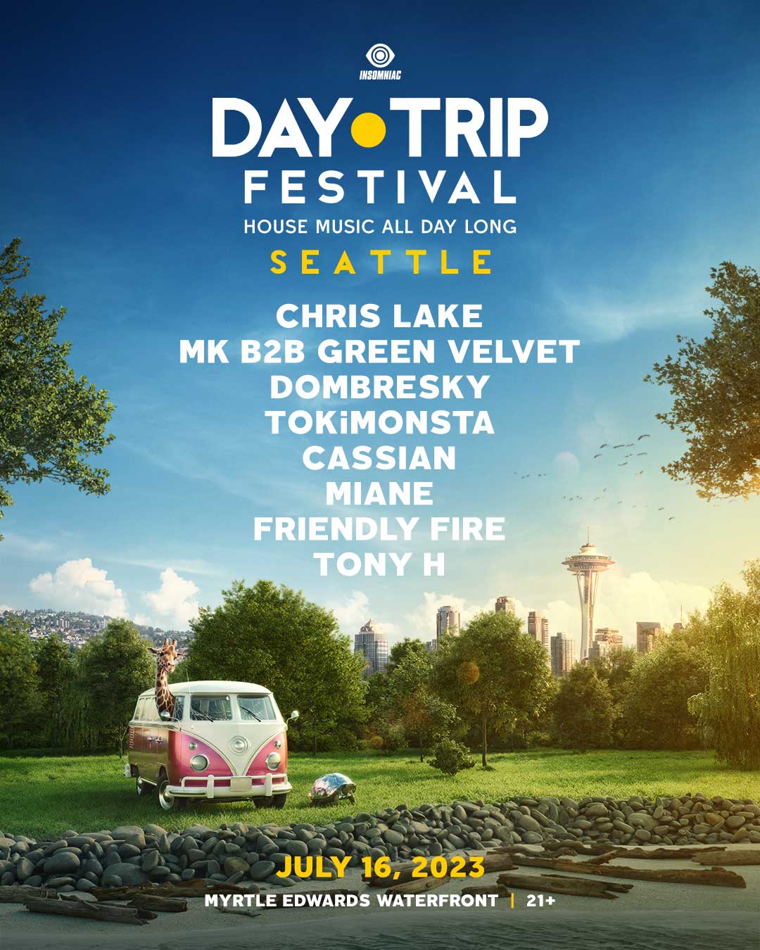 Day Trip Seattle Announces Lineup for Sophomore Edition EDM Identity