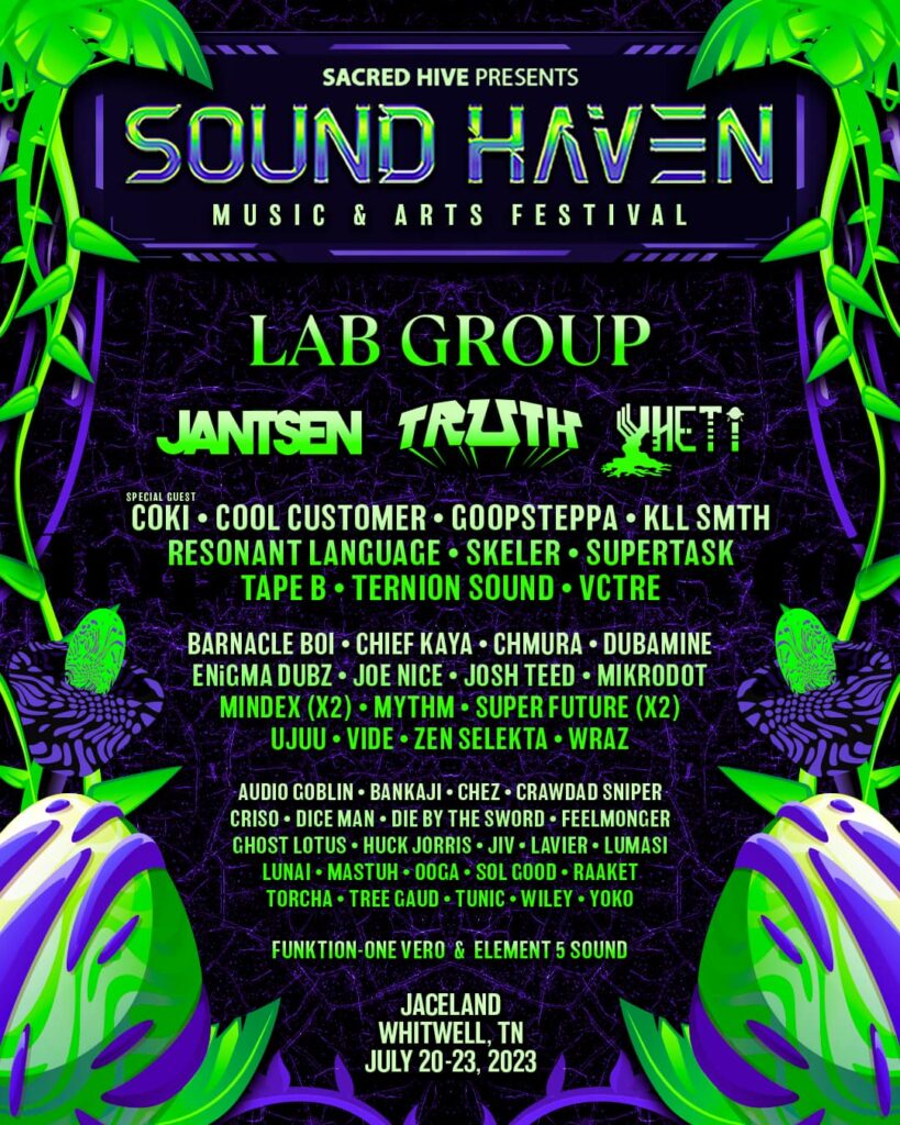 Sound Haven 2023 lineup