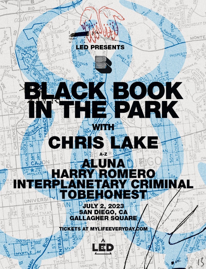 Black Book In The Park San Diego 2023 - Lineup