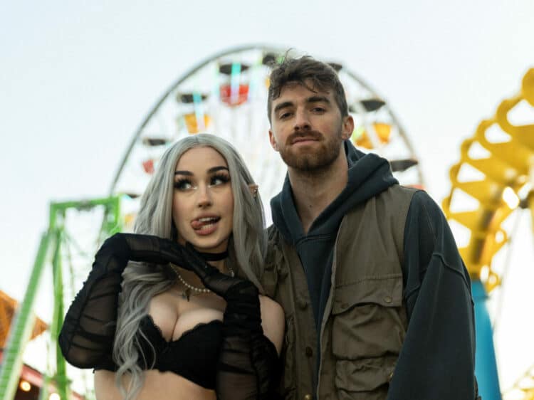 Bludnymph and Drew of The Chainsmokers
