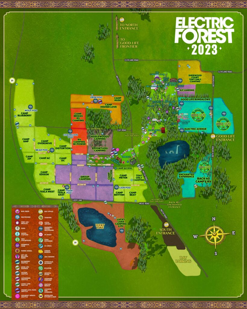 Electric Forest 2023 Set Times, Map, and Essential Info EDM Identity