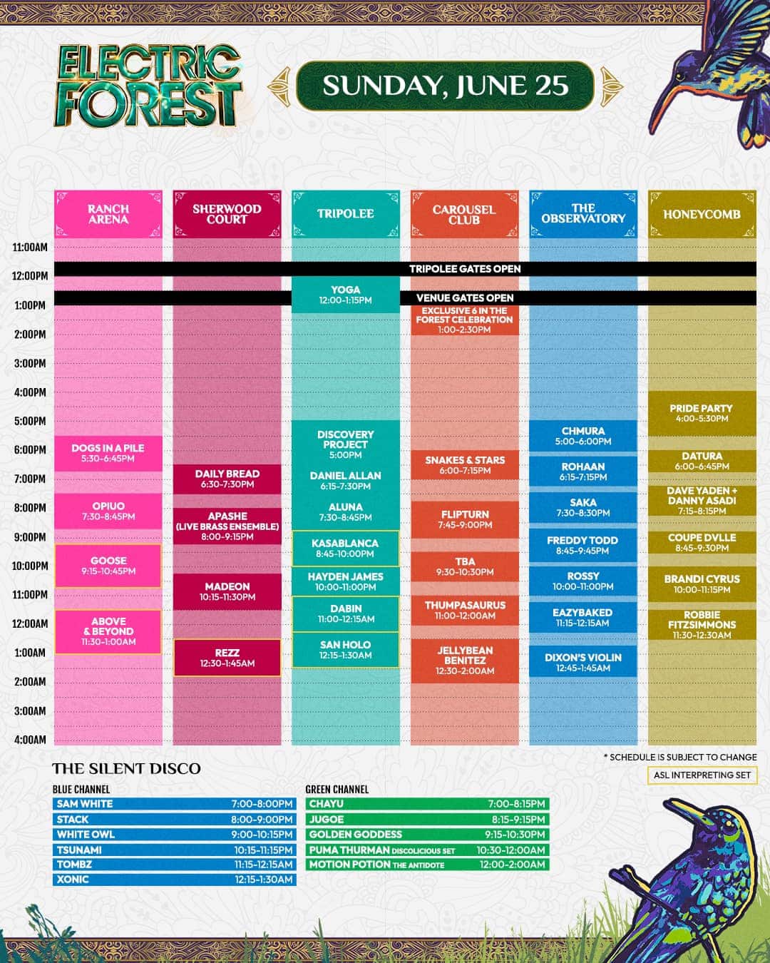 Electric Forest 2023 Set Times, Map, and Essential Info EDM Identity