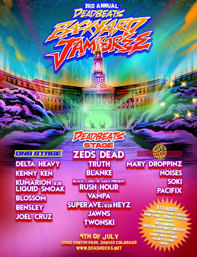 Deadrocks Hangover to Cap Off Deadbeats 9th Takeover of Denver | EDM ...