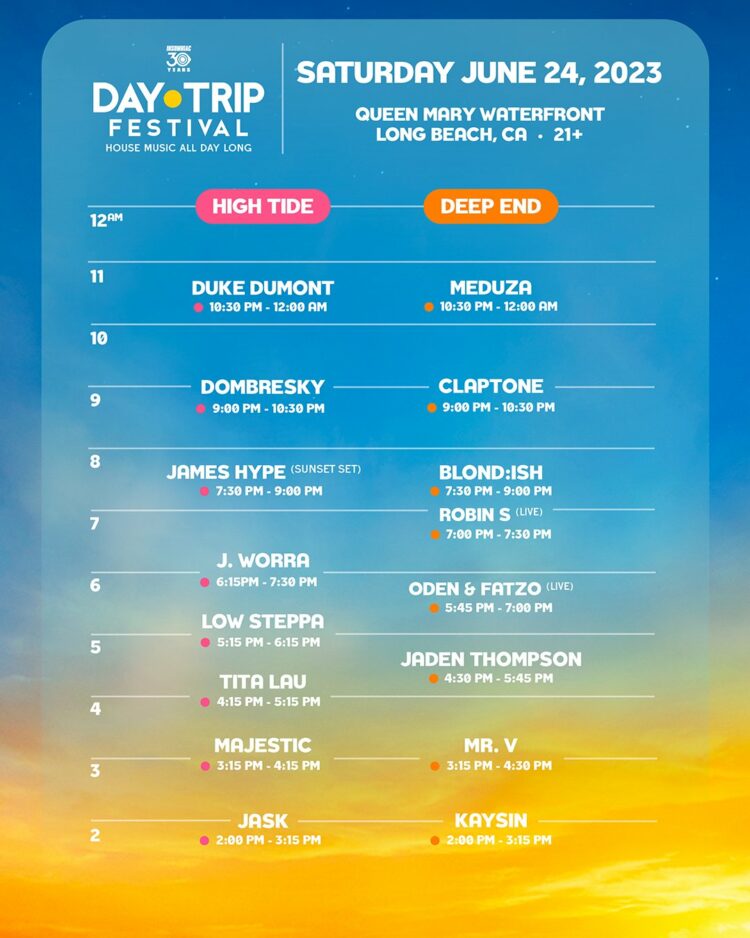 Day Trip Festival 2023 Set Times and Essential Info EDM Identity