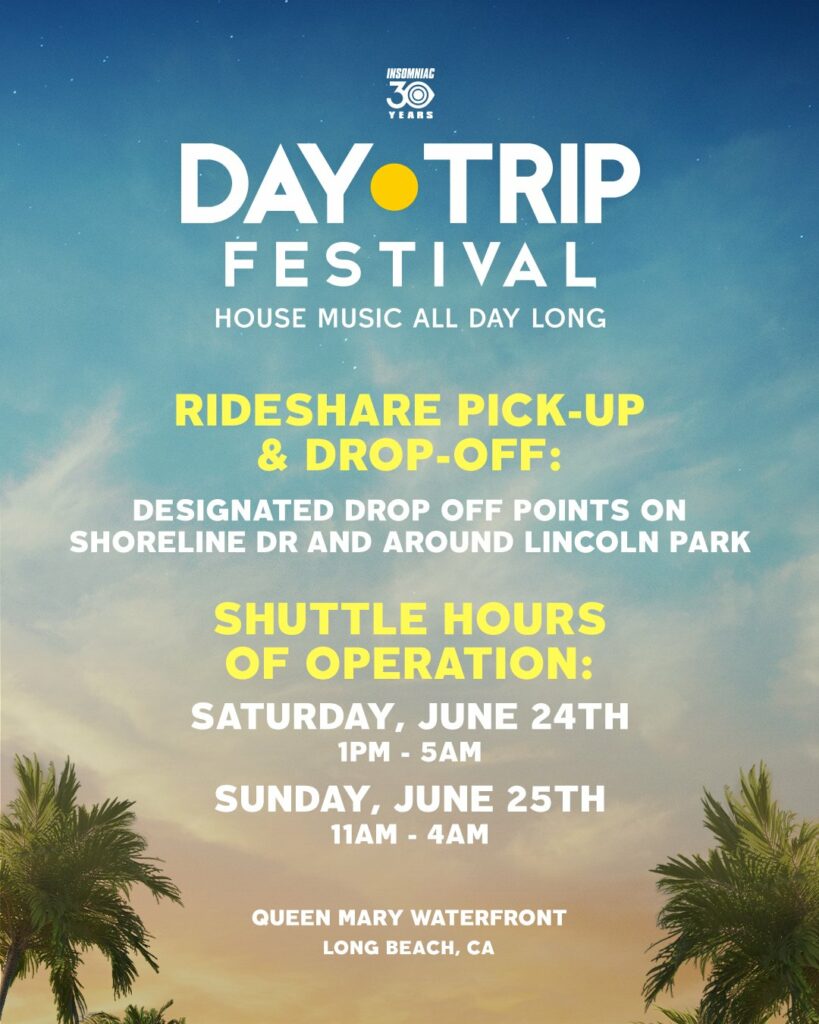 Day Trip Festival 2023 Rideshare Info