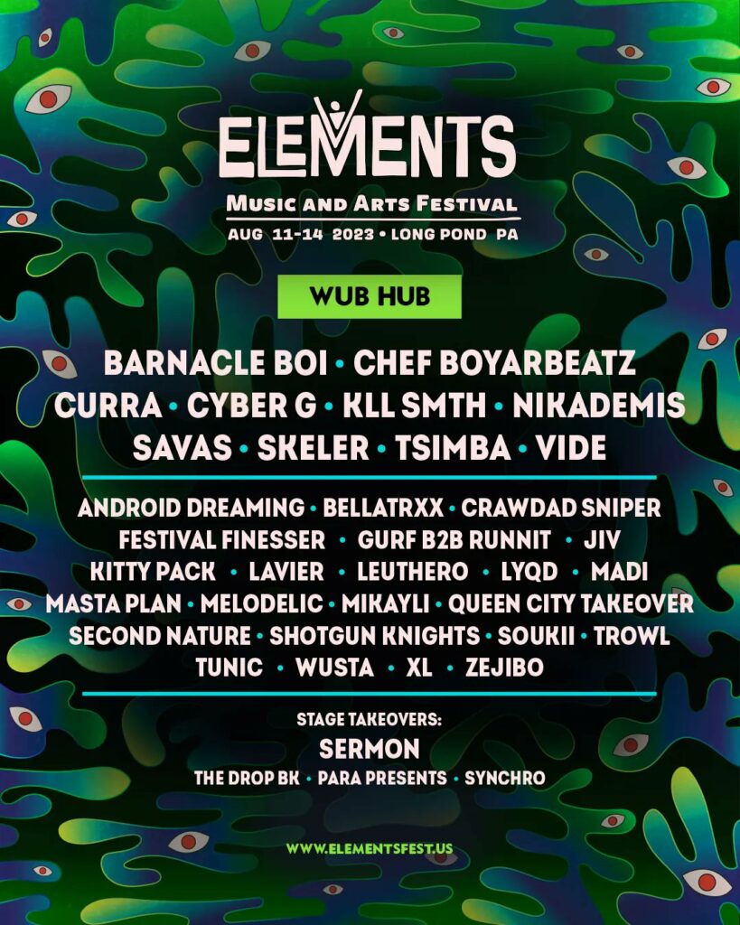 Elements Festival Unveils Lineup for Wub Hub Stage EDM Identity