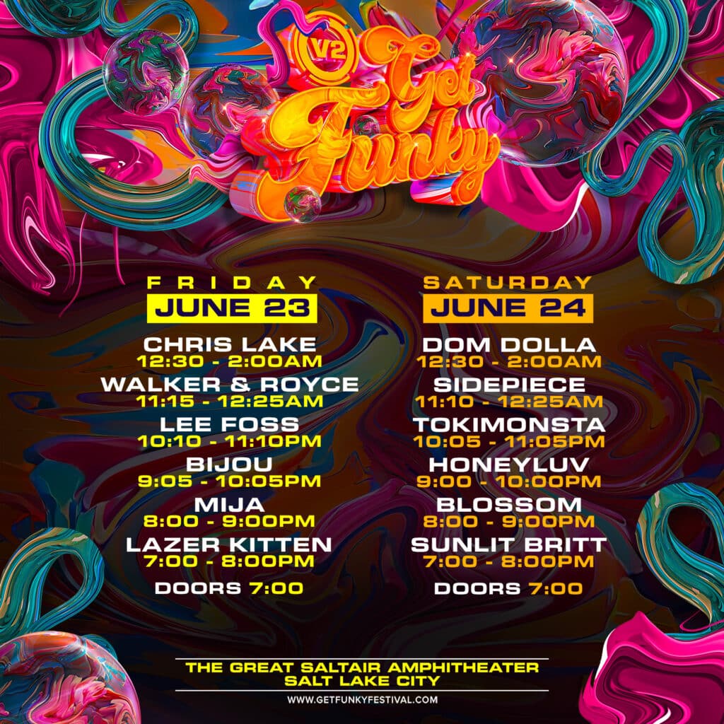 Get Funky 2023 Set Times