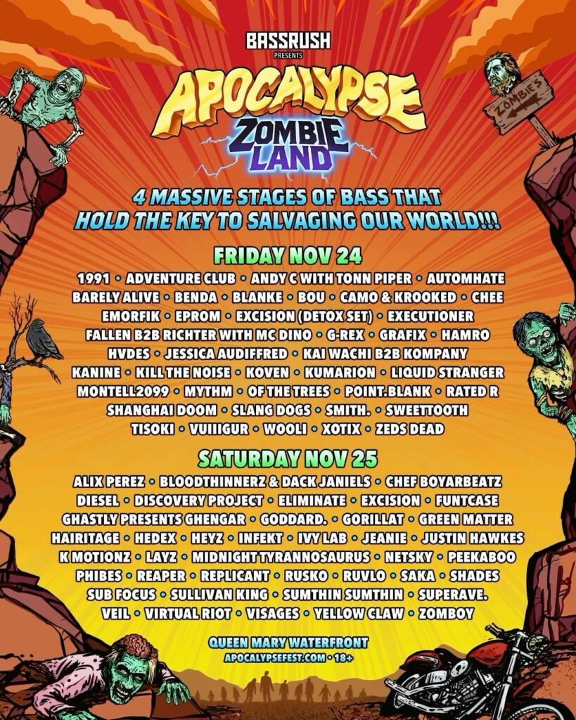 Apocalypse Zombieland Reveals Lineup for Debut Edition EDM Identity