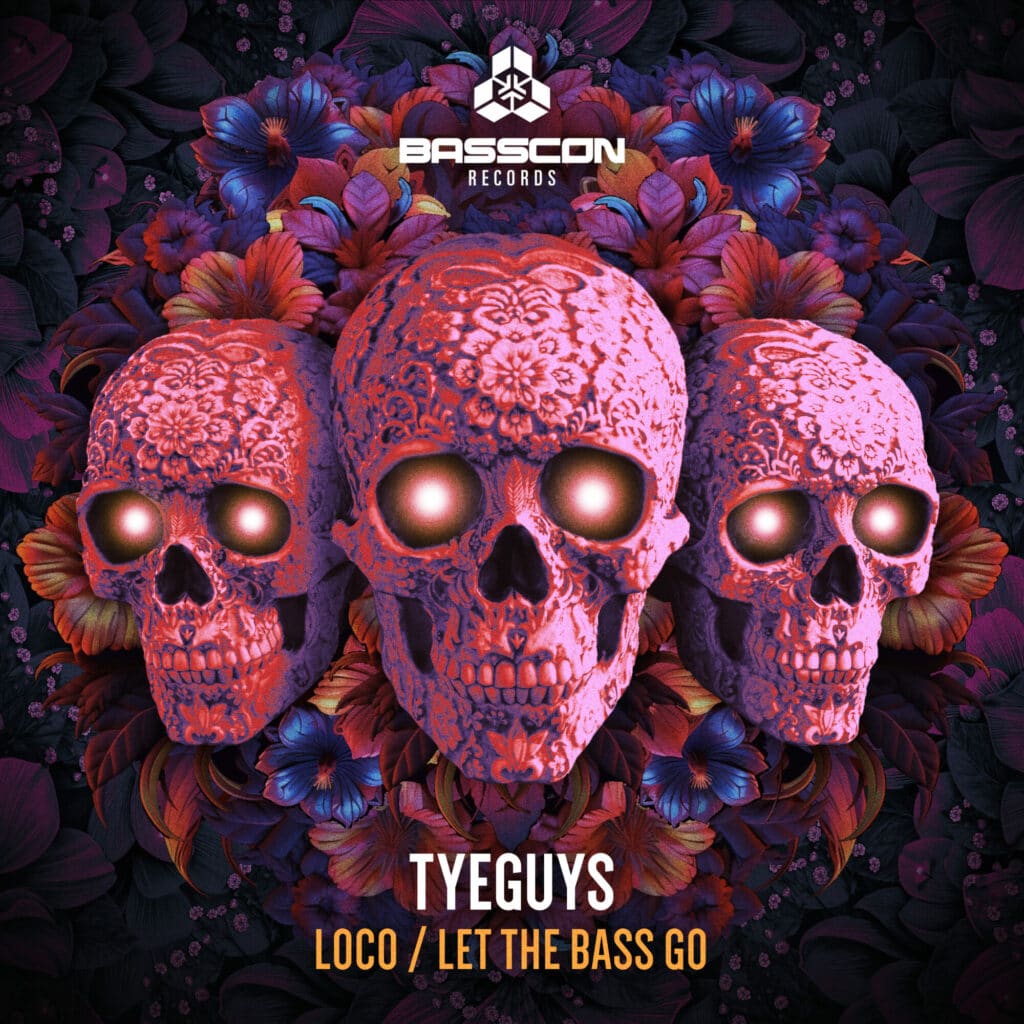 TYEGUYS - LOCO / LET THE BASS GO cover art.