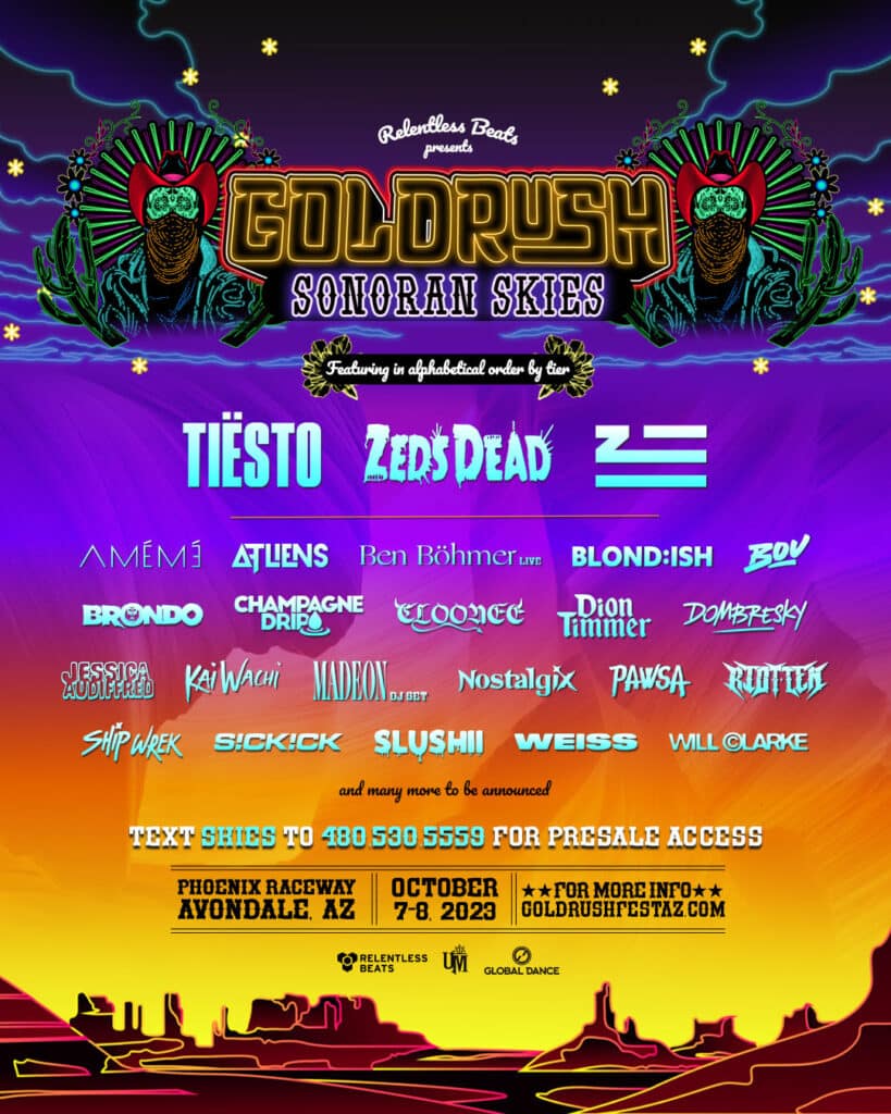 Goldrush Music Festival 2023 - Phase 1 Lineup