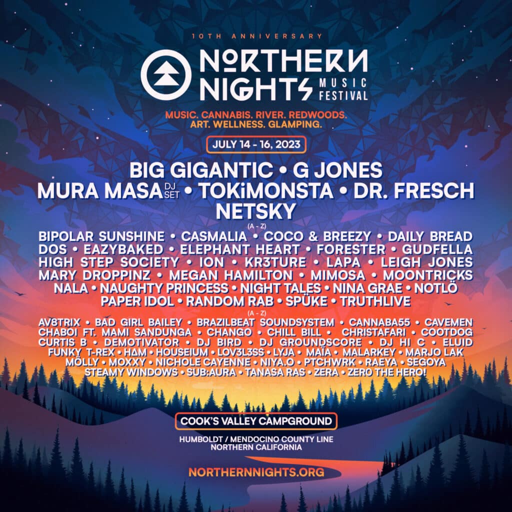 Northern Nights Music Festival 2023 - Phase Two Lineup