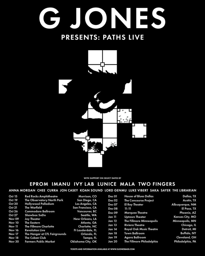 G Jones - Paths LIVE tour 2023