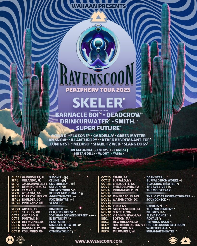 Ravenscoon Periphery Tour 2023 Flyer