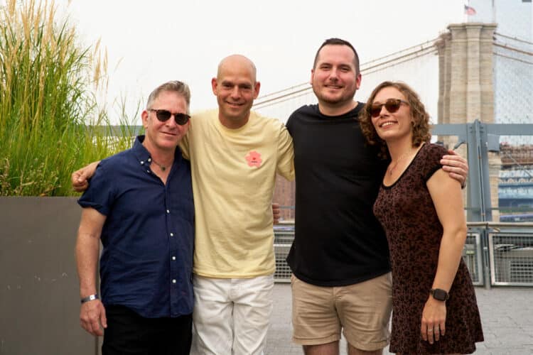 Josh Gabriel, Dave Dresden, Andrew Bayer, and Brittany O'Neal @ Anjunabeats Outdoors NYC