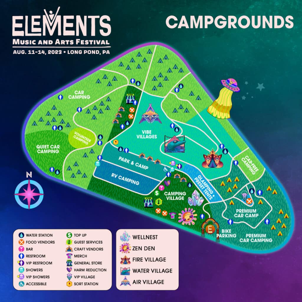 Elements - Camping Map