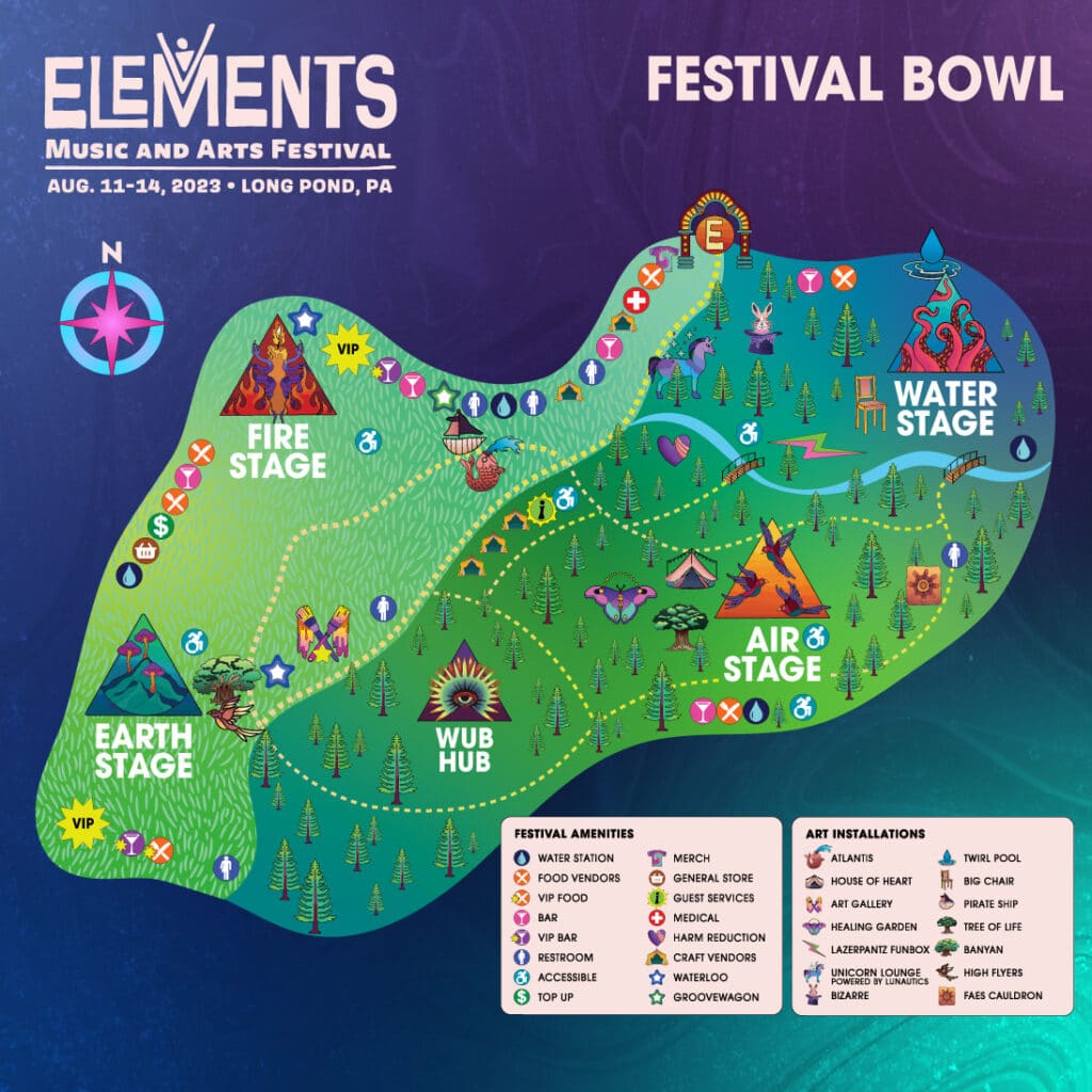 Elements Festival 2023 Set Times, Map, & Essential Info EDM Identity